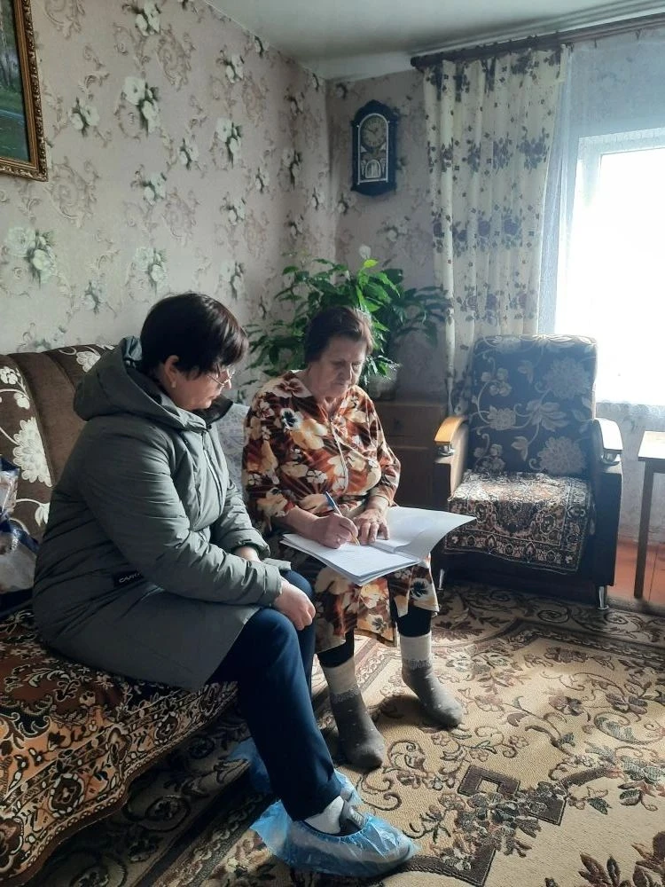 Заведующие отделением социального обслуживания на дому ОГБУ «Судиславский  КЦСОН» проко...