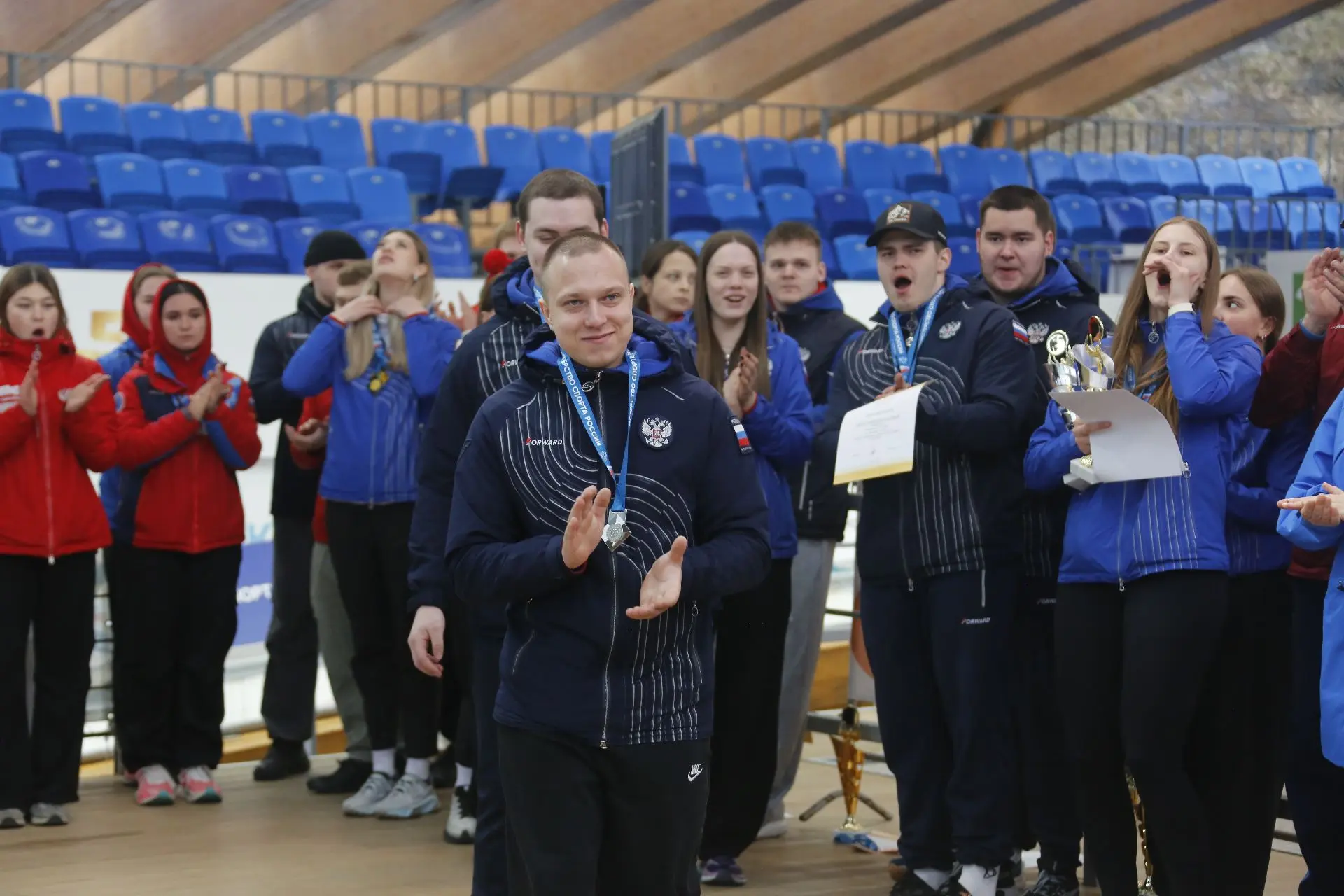 Чемпионат России 2026 🏆🇷🇺 Мужчины/двухместные сани, спринт  🥇Лев Романов/Владислав Веремеенко, Пермс