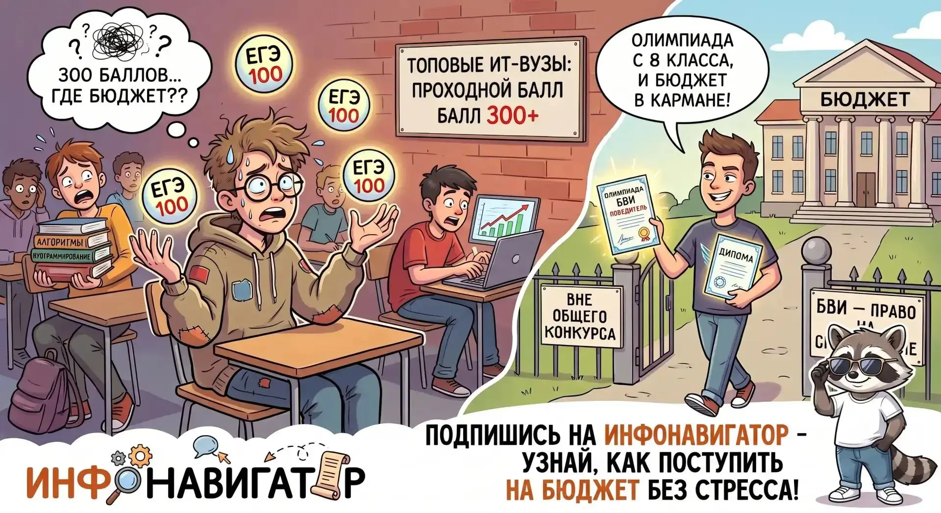 Проходной балл 300 или больше?