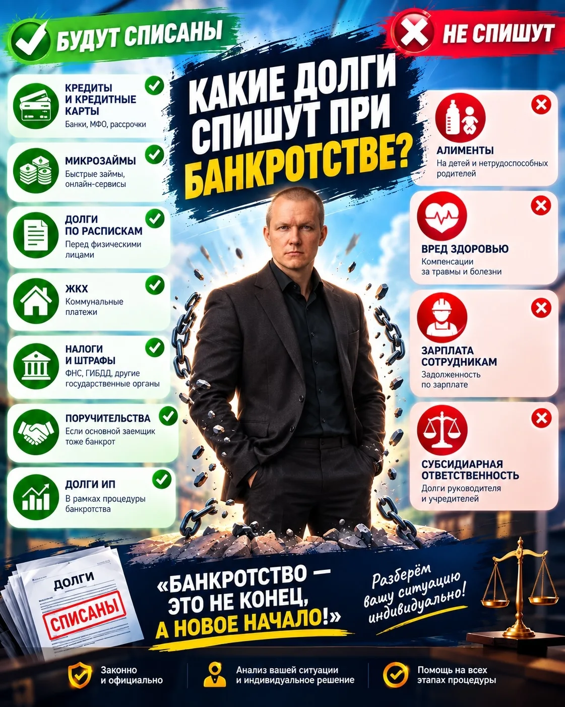 «Можно ли не списать долги в процедуре банкротства? Да, можно. И об этом стоит говорить...
