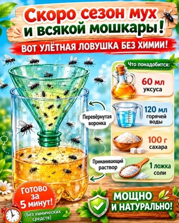 Скоро сезон мух 🖤