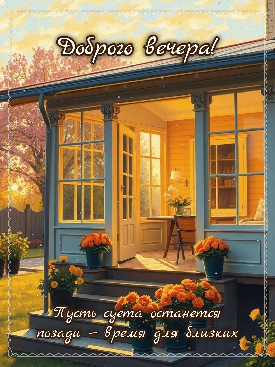 🍂 Доброго вечера! Пусть суета останется позади — время для близких.