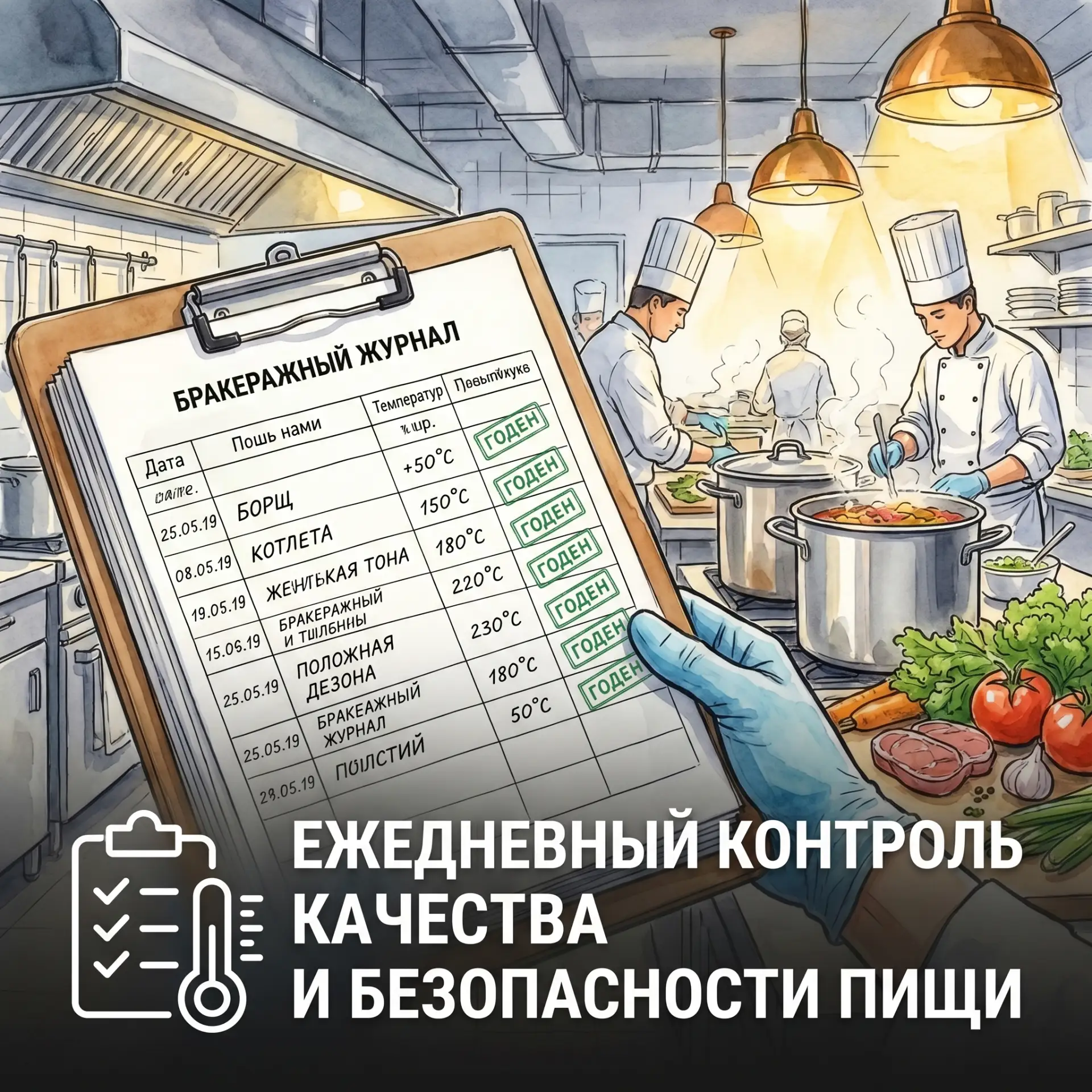 Что такое бракеражный журнал?

Бракеражный журнал — это специальный документ, в который ежедневно за