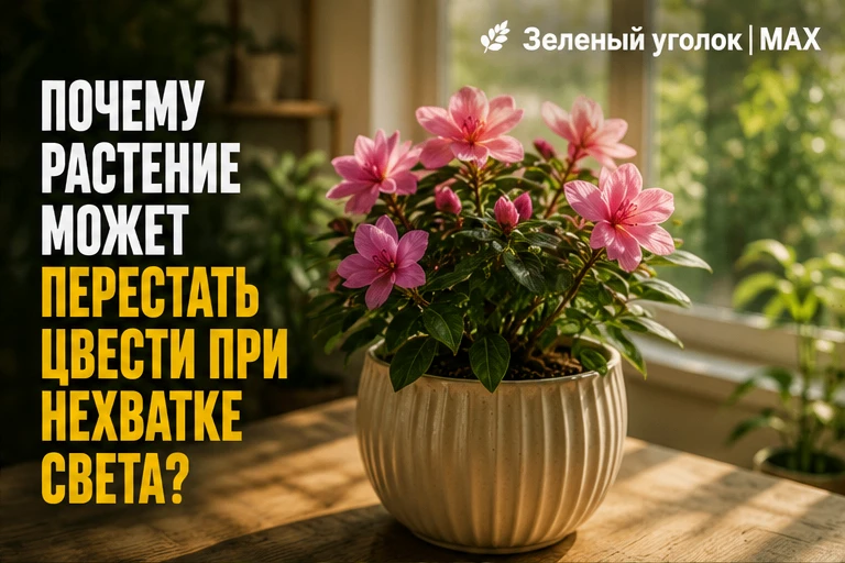 🌸 ПОЧЕМУ РАСТЕНИЕ МОЖЕТ ПЕРЕСТАТЬ ЦВЕСТИ ПРИ НЕХВАТКЕ СВЕТА?