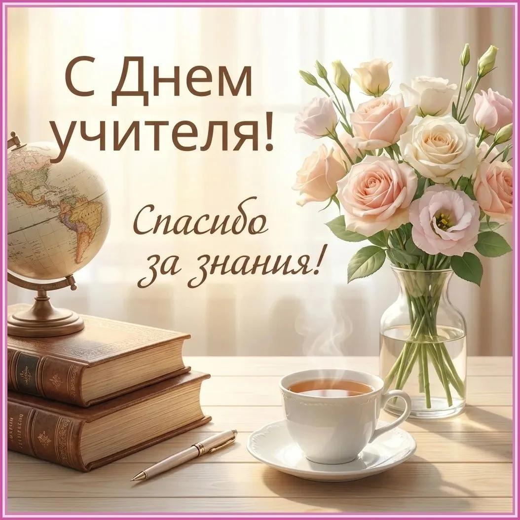 С Днём учителя! 🍁