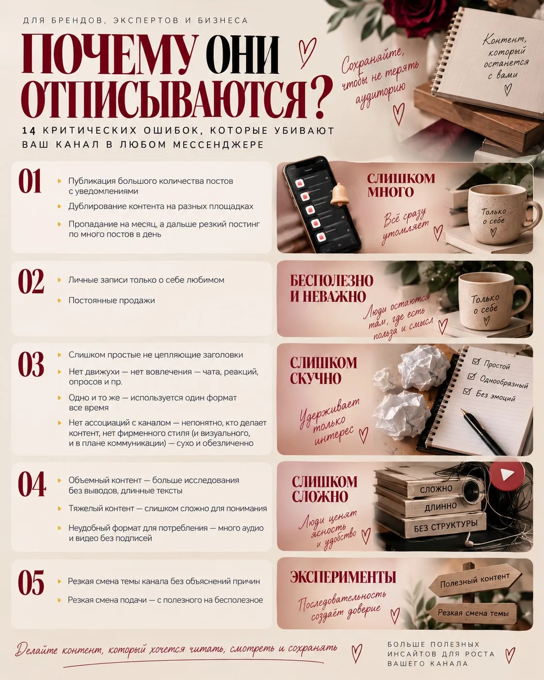 Почему они отписываются?
