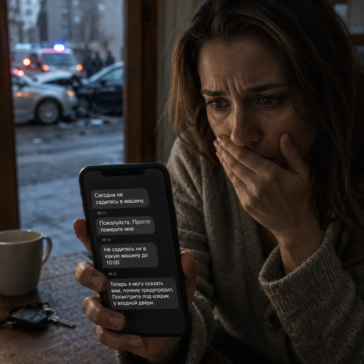 Женщина получила сообщение от незнакомого номера: «Сегодня не садитесь в машину»