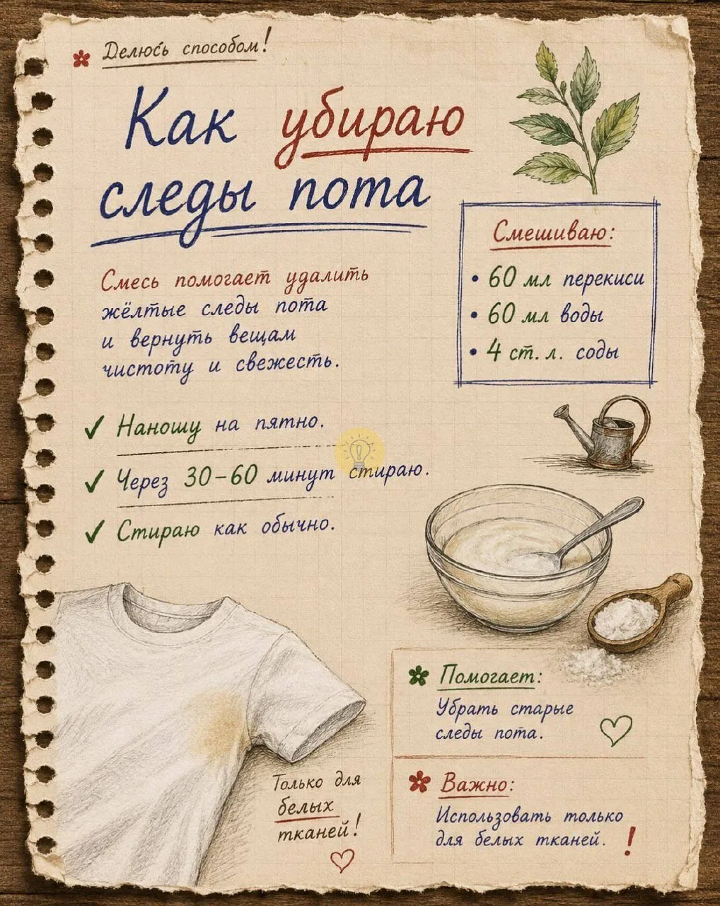 Жёлтые следы пота больше не проблема ❌