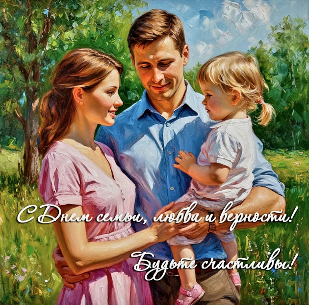 🎉Сегодня мы отмечаем самый теплый и светлый праздник - День семьи, любви и верности!

❤️Семья — это