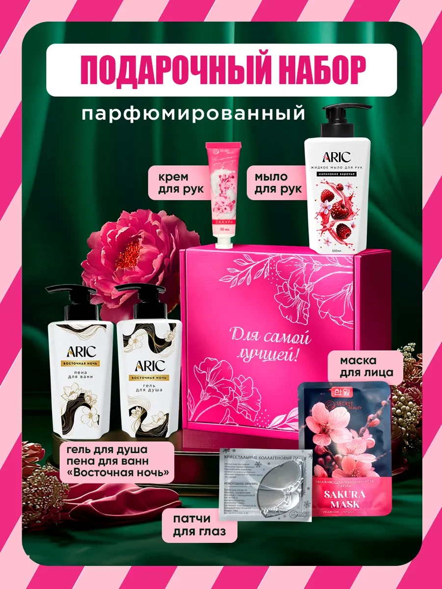 ⚡️ Подарочный набор для женщин лица и тела от «Для самой лучшей…, ARIC