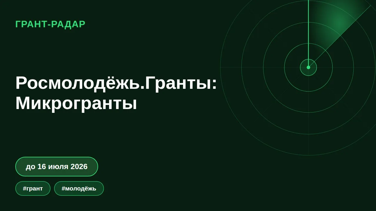 🎯 Росмолодёжь.Гранты: Микрогранты