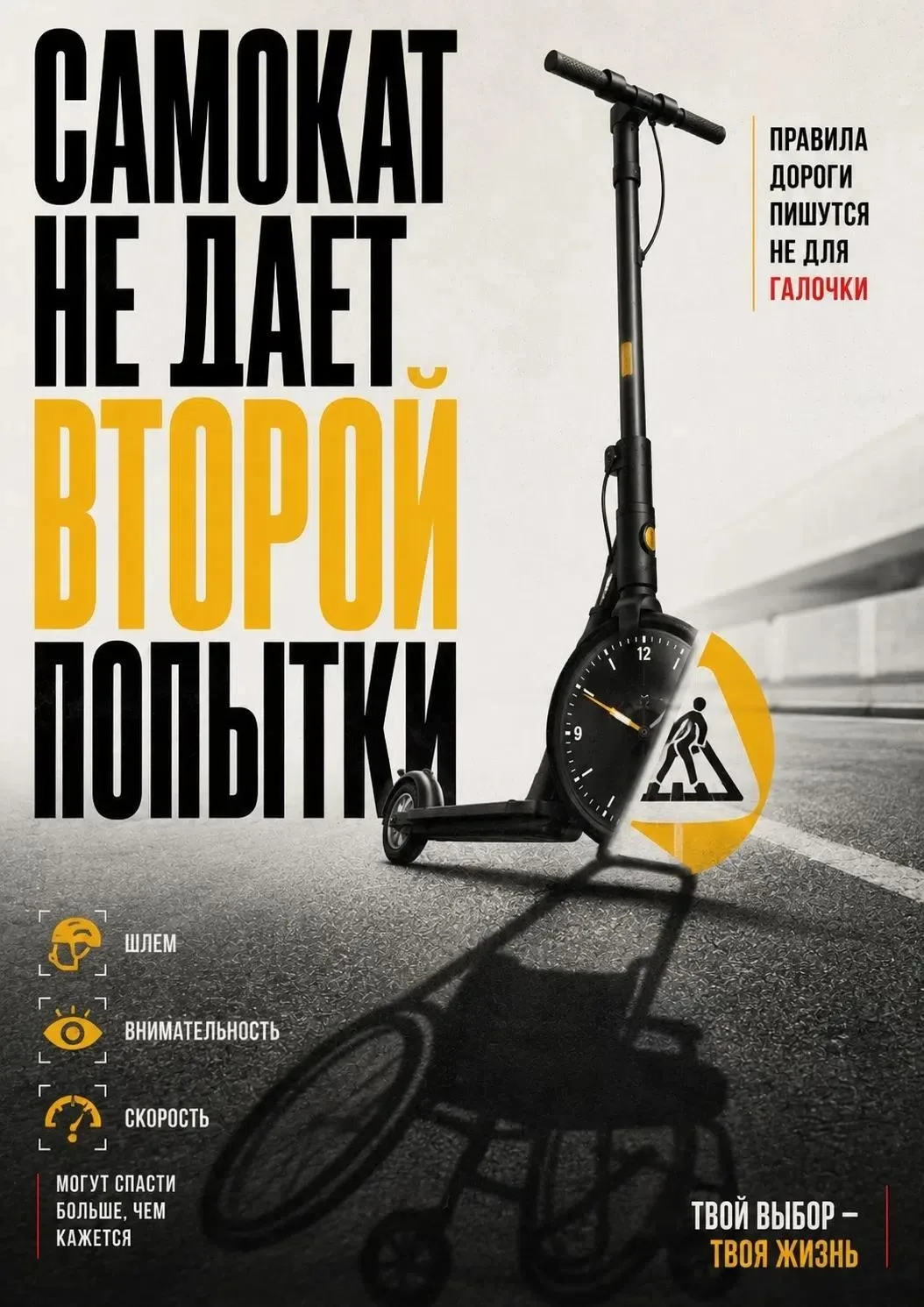 ❗ОСТОРОЖНО, САМОКАТ!
Популярность электросамокатов растет с каждым годом, а вместе с ней увеличивает