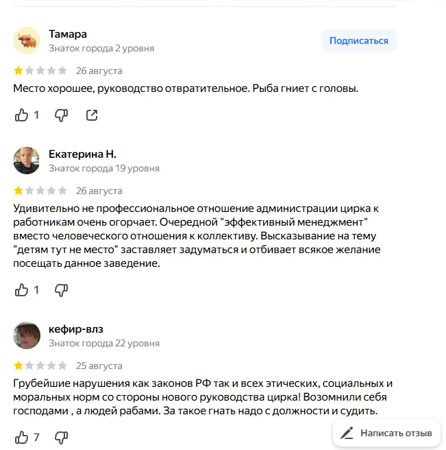 Чем закончился скандал с контролерами Волгоградского цирка, записавшими видеообращение?