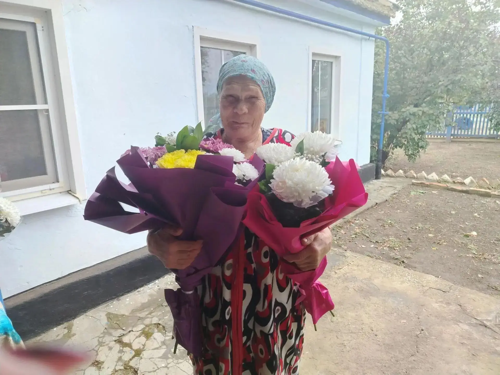 85 лет мудрости и труда: в селе Кевсала поздравили Тамару Васильевну Улыба с юбилеем