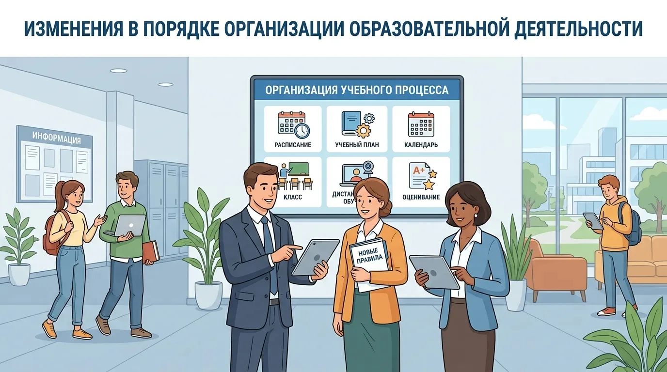 С 1 сентября 2026 года в школах вступят в силу изменения в порядке организации образова...