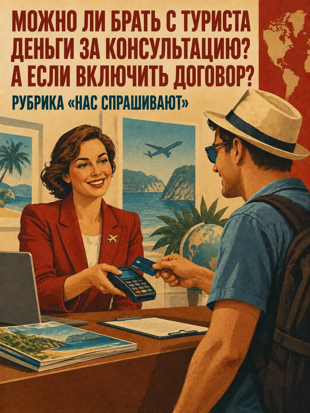 Можно ли брать с туриста деньги за консультацию? А если включить договор? Рубрика «Нас ...