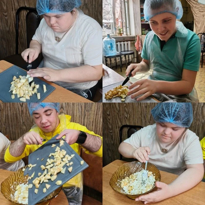 #Лаваш с творогом и яблоками: кулинария как часть реабилитации 🍏🥧