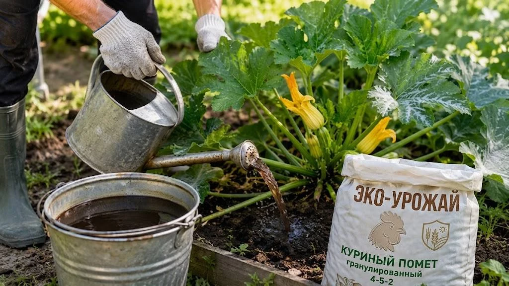 🥒 Конец июля — один из самых важных периодов для кабачков. Если сейчас дать им правильную подкормку