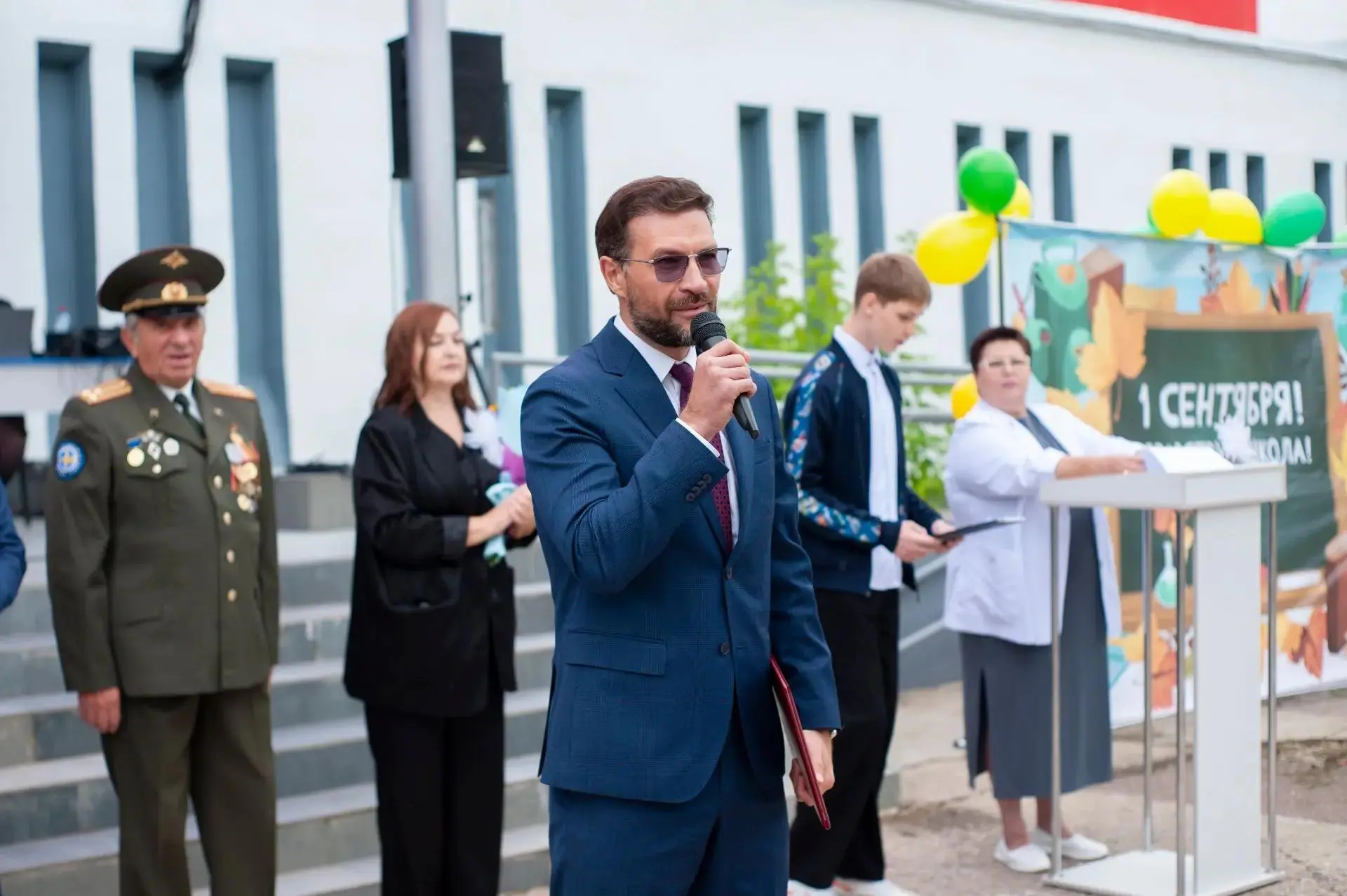 Алексей Петухов принял участие в Дне знаний в Удомельском округе