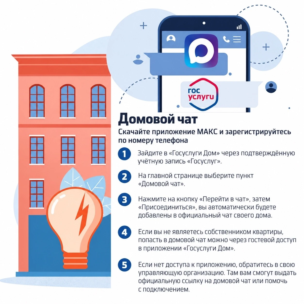 Домовые чаты в мессенджере МАХ — это удобно и безопасно.