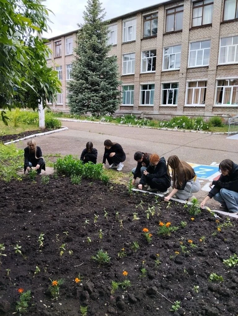 Акция «Цветы России» на пришкольном участке: красота, созданная вместе! 
Завершилась наша добрая акц