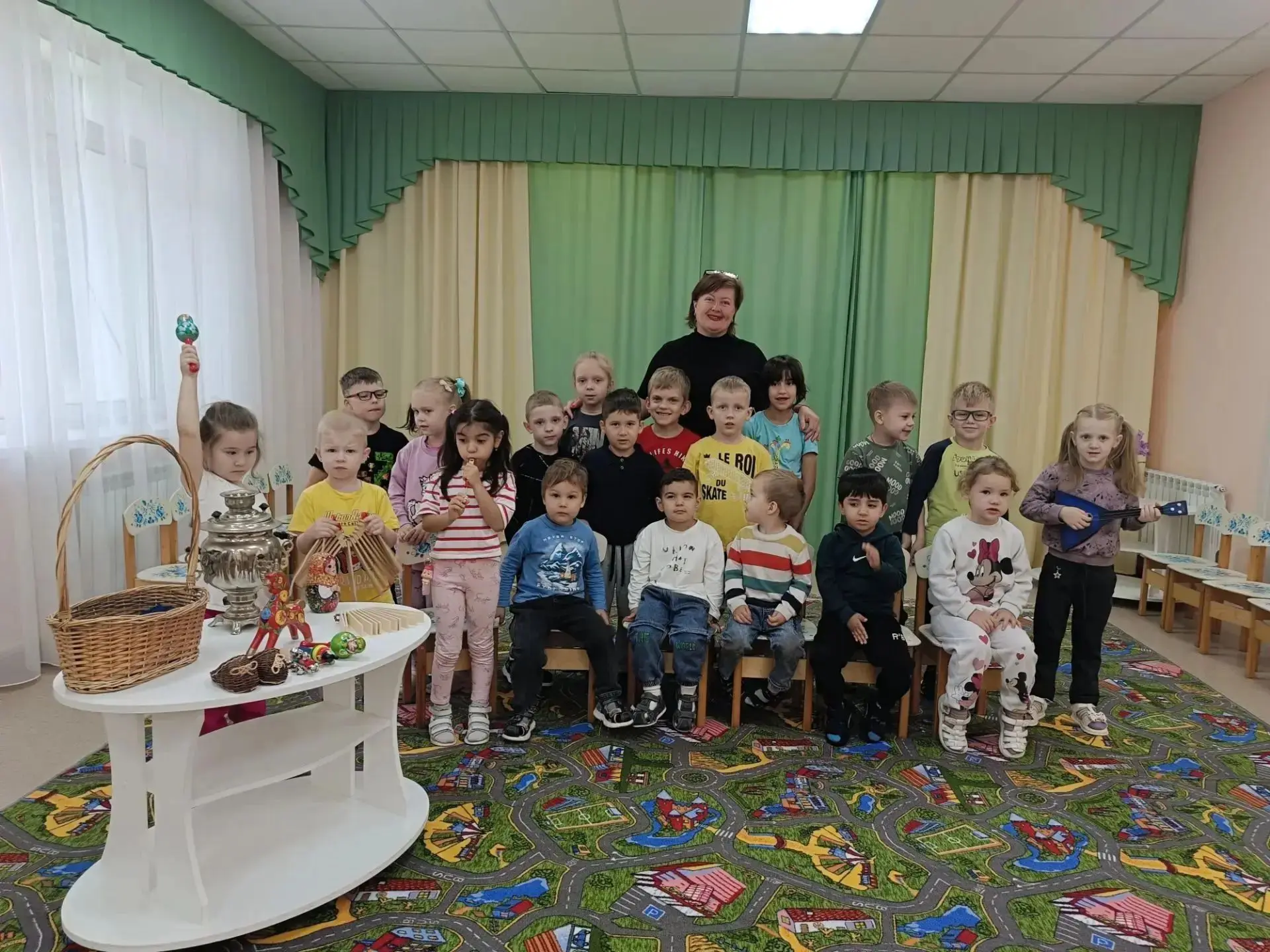 День народной игрушки в МБОУ "Школа №30" дошкольном отделении «Земляничка"