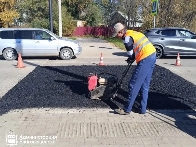🚧В Благовещенске оборудуют два новых «лежачих полицейских»