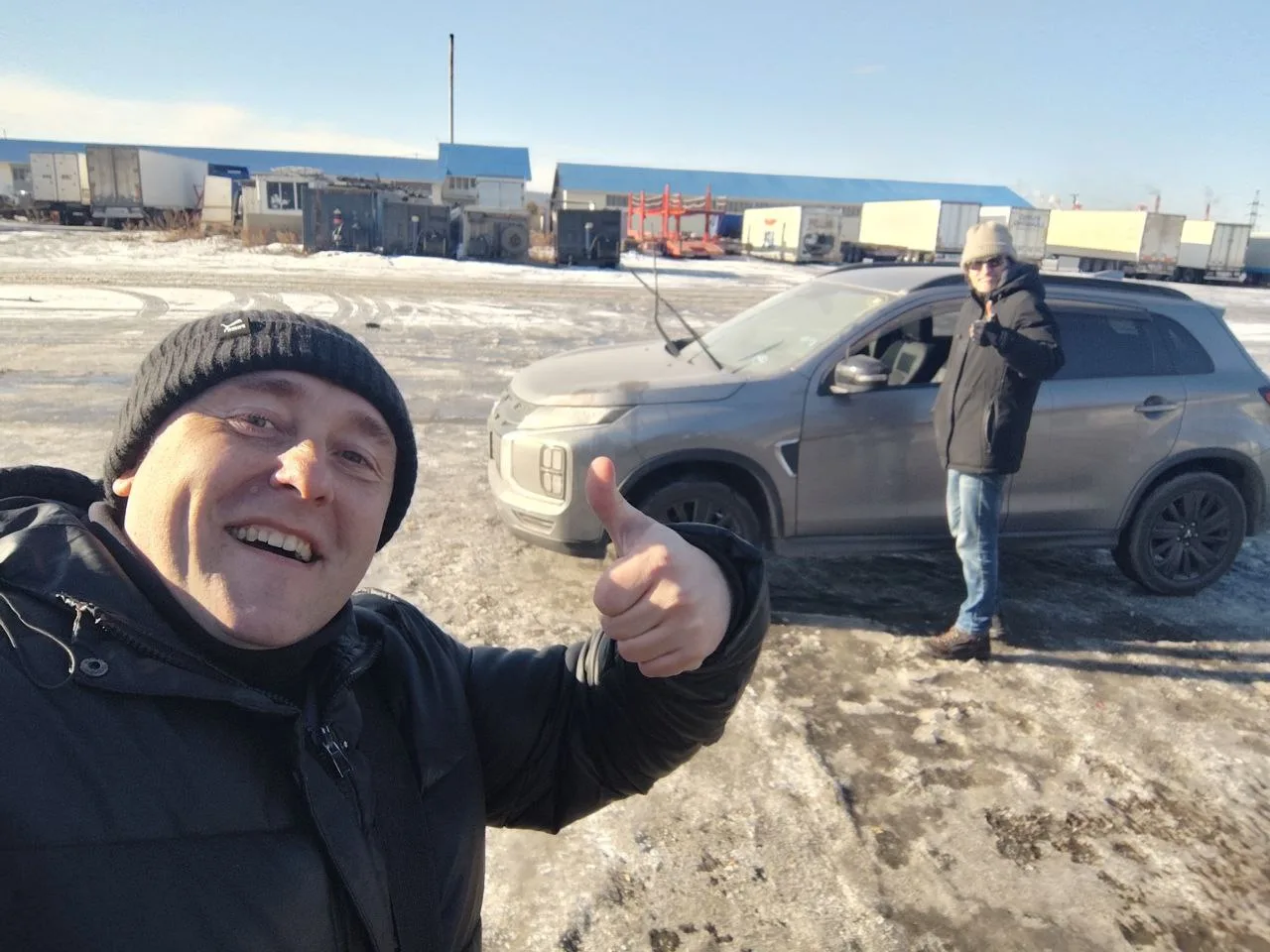 #моизаказчики Обожаю выдачи машин 😁 В Иркутске с автовоза приняли вместе с заказчиком ...