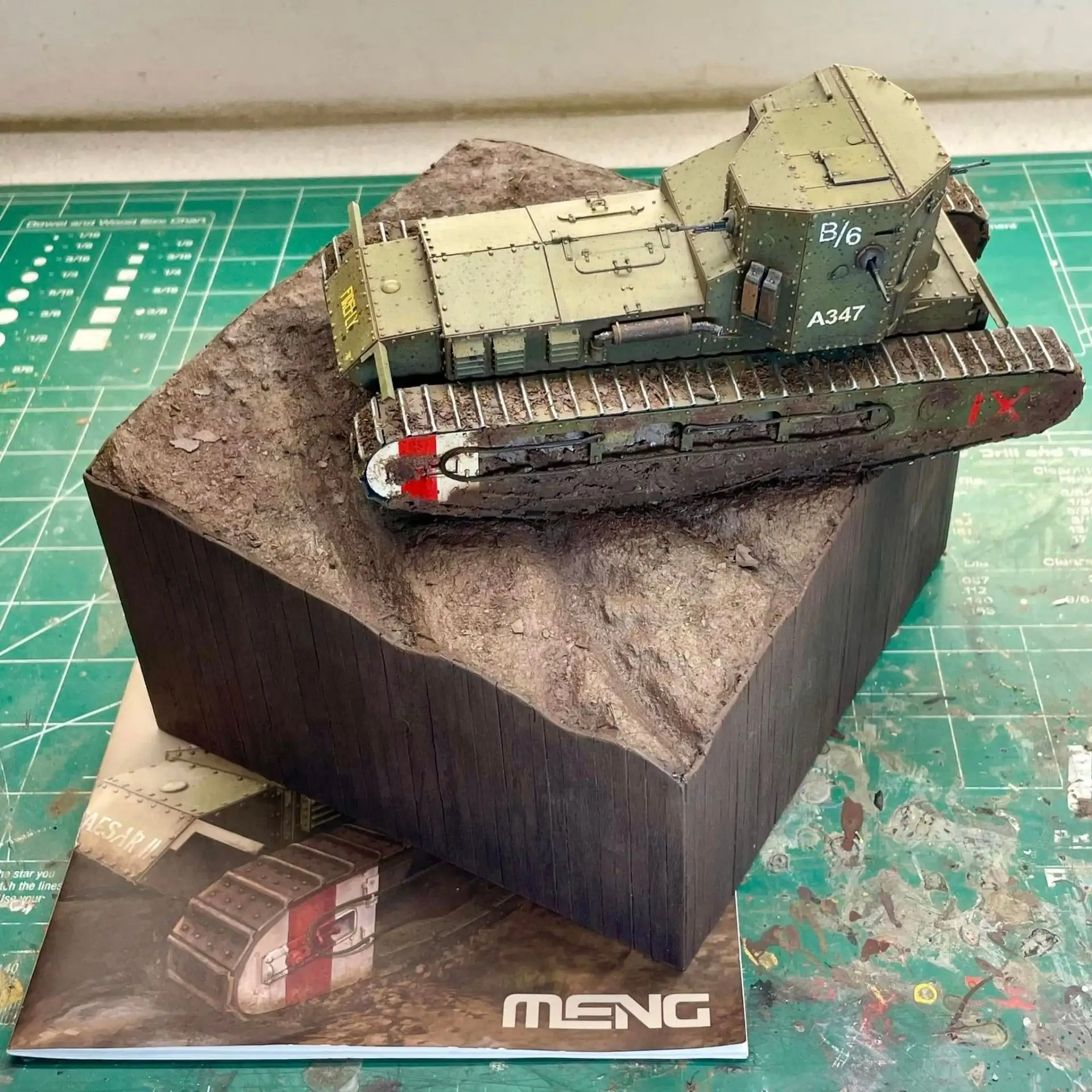 Британский танк Mk.A Whippet (Meng, масштаб 1/35) от Hart Models