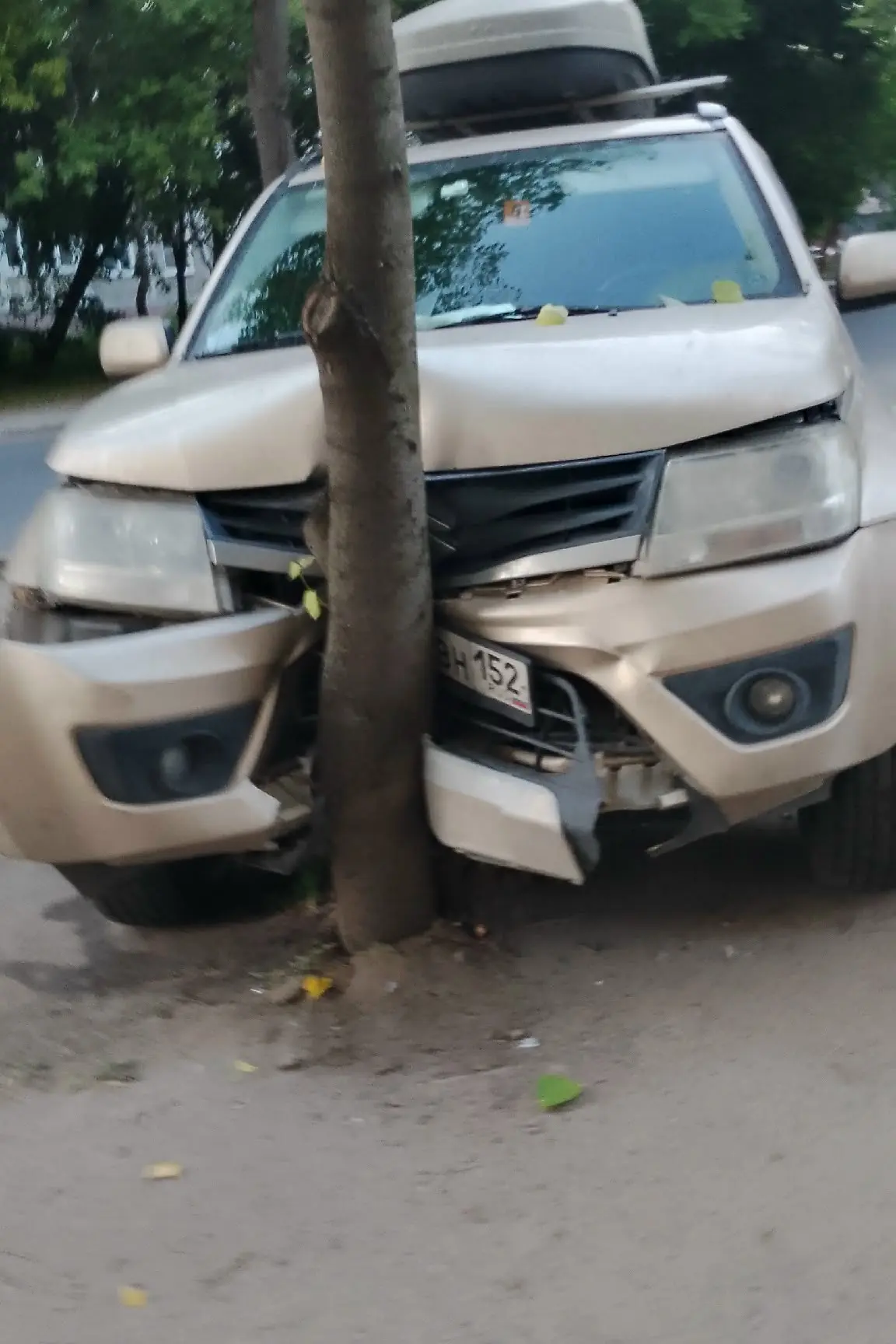 ДТП произошедшее вчера на улице Страж Революции, в Нижнем Новгороде.