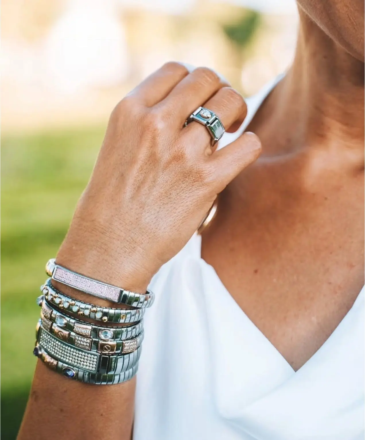 В продолжение темы колец из звеньев 💍
