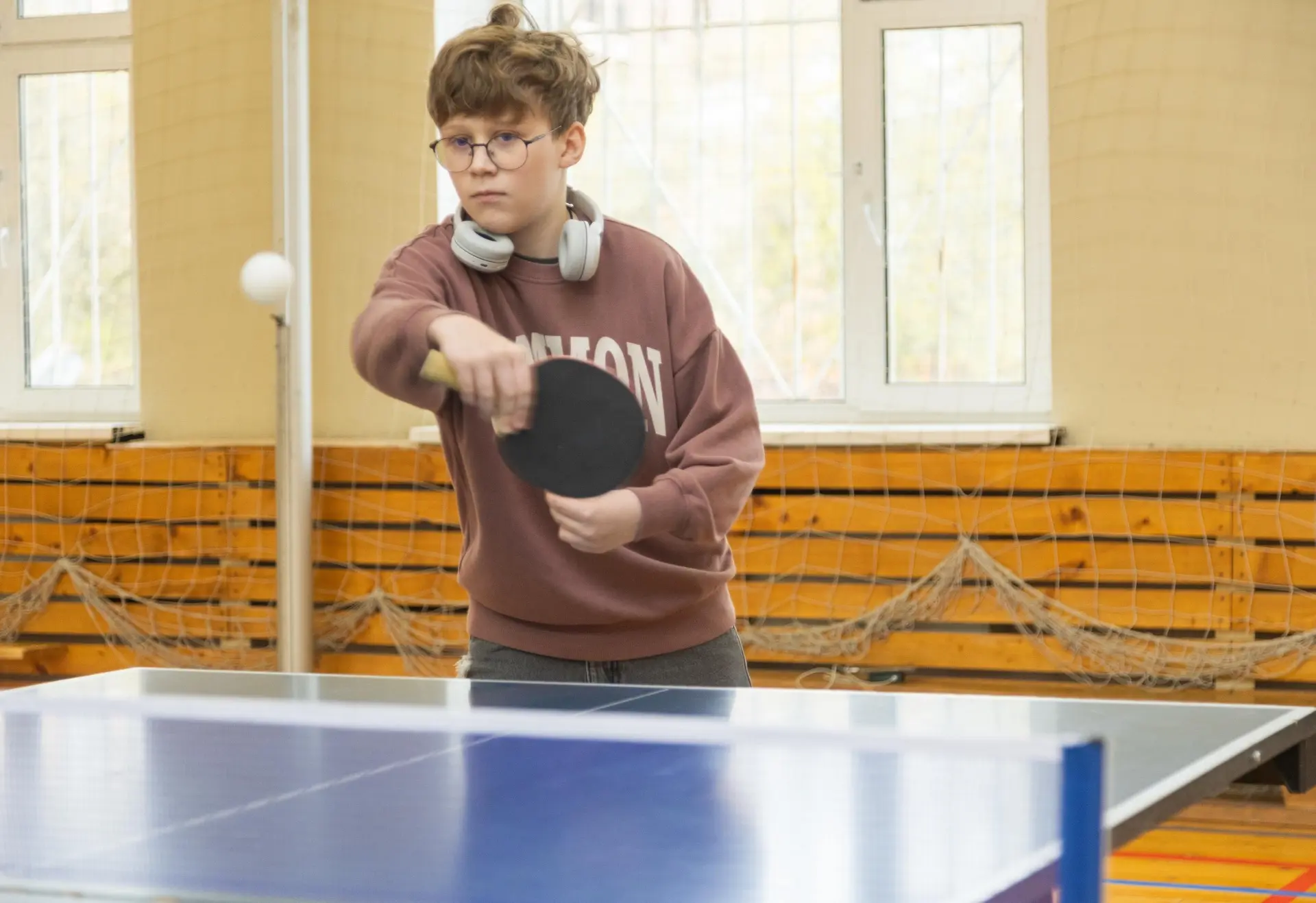 🏓 В нашей школе прошёл турнир по настольному теннису среди учеников 5–11-х классов! Каждый участник 
