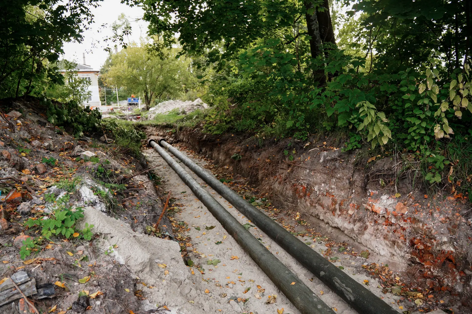 О реконструкции тепловых сетей в поселке Мишеронский