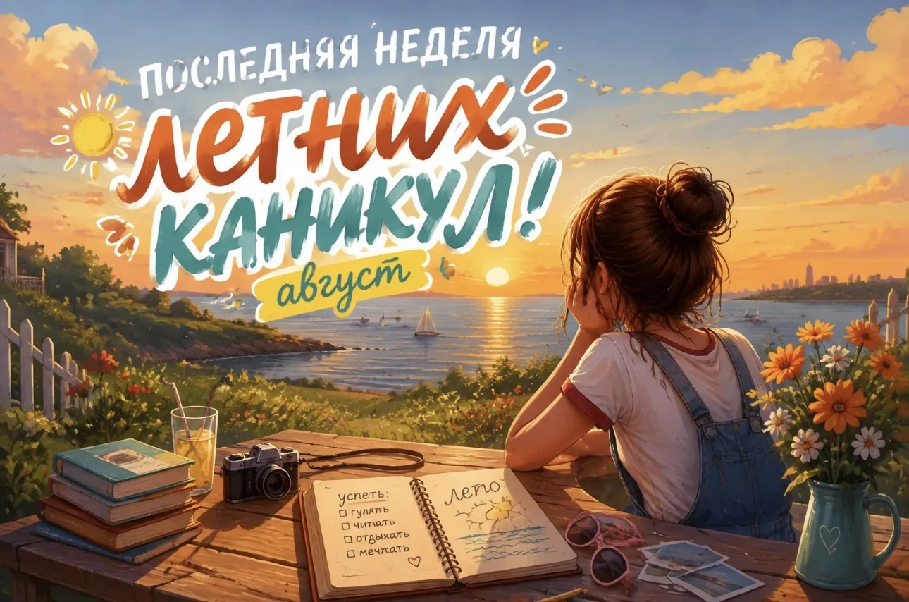 🔔 ЧЕК-ЛИСТ: Последние 7 дней каникул!