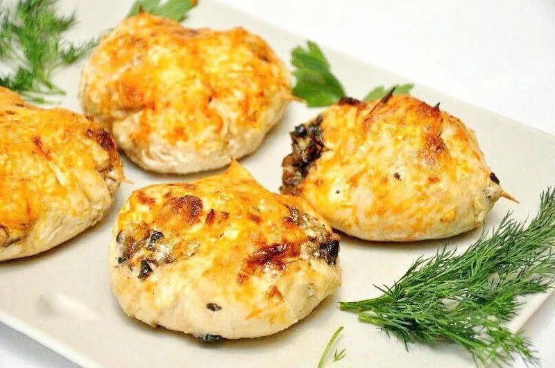 🍗КУРИНЫЕ бомбочки с грибами🍗