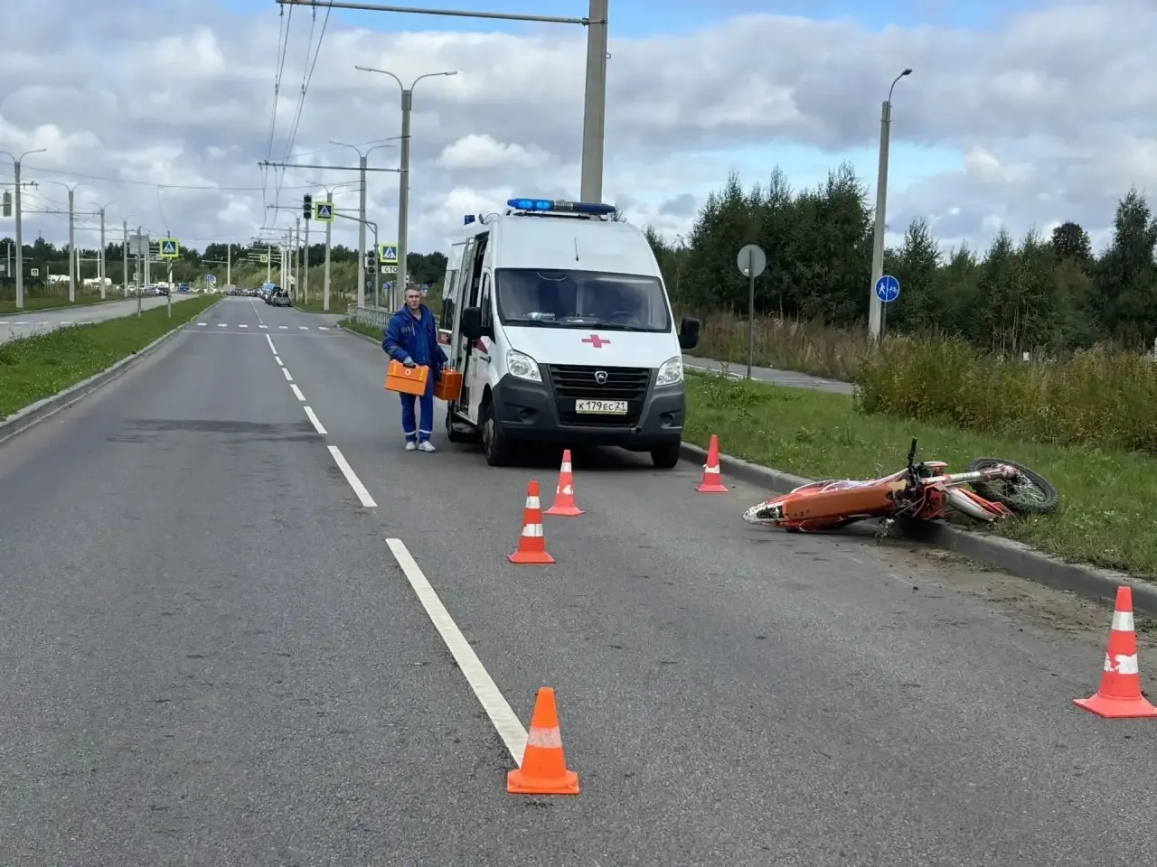 В Чебоксарах 13 сентября погиб 15‑летний подросток на питбайке.