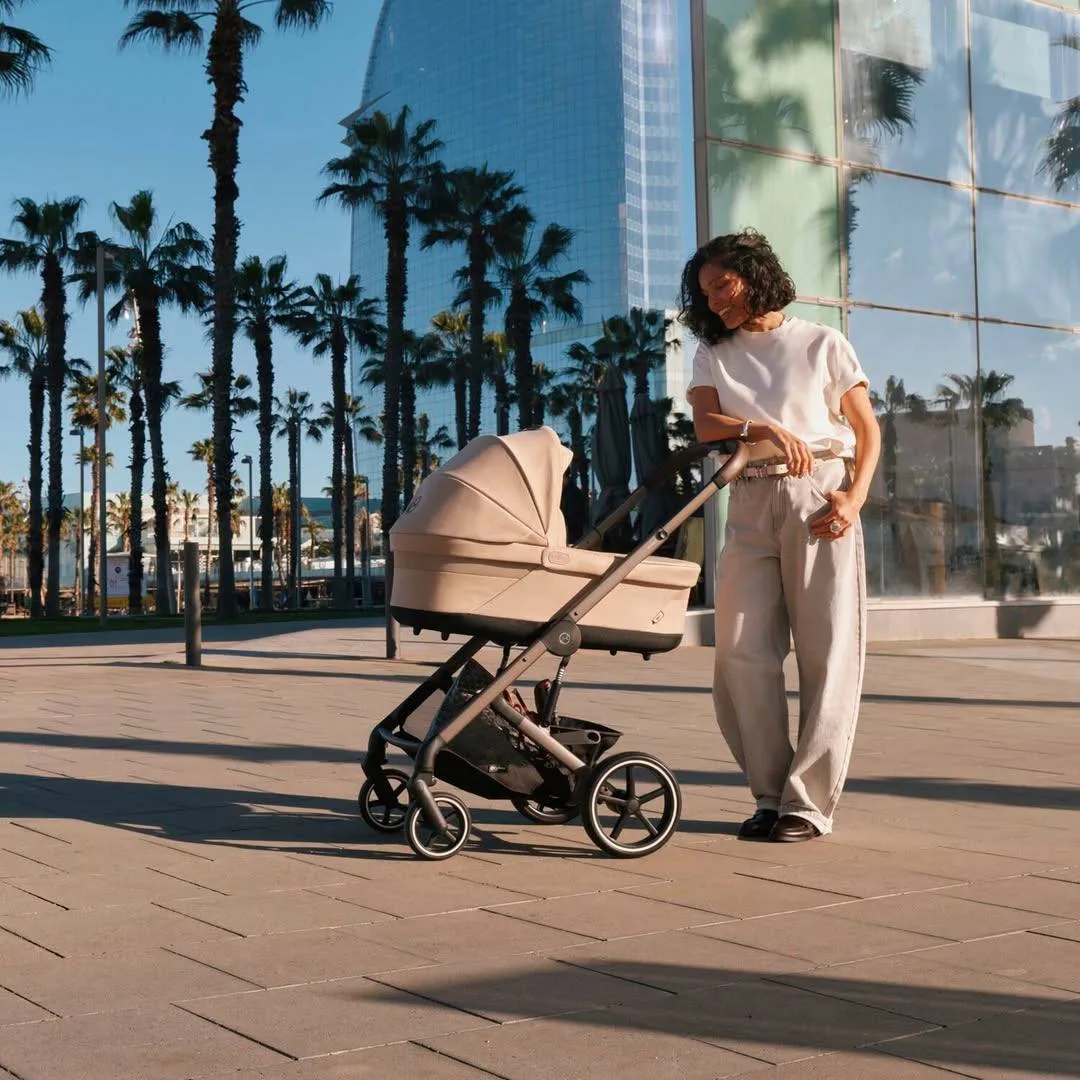 Коляска Cybex Balios S 3в1 в самой популярной расцветке Almond Beige уже в Mama Super п...