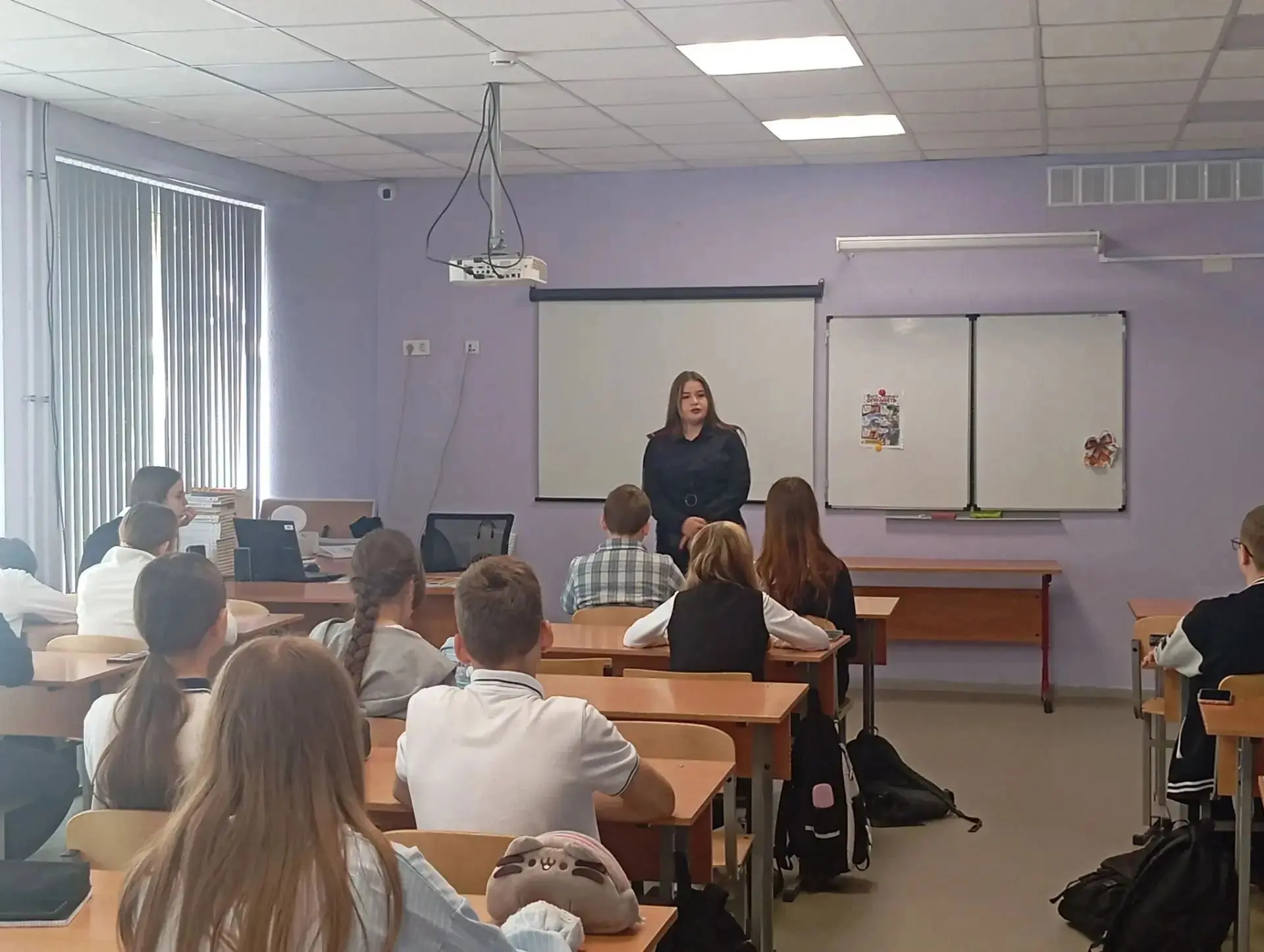 🛡В Павловске полицейские провели профилактическую встречу со школьниками