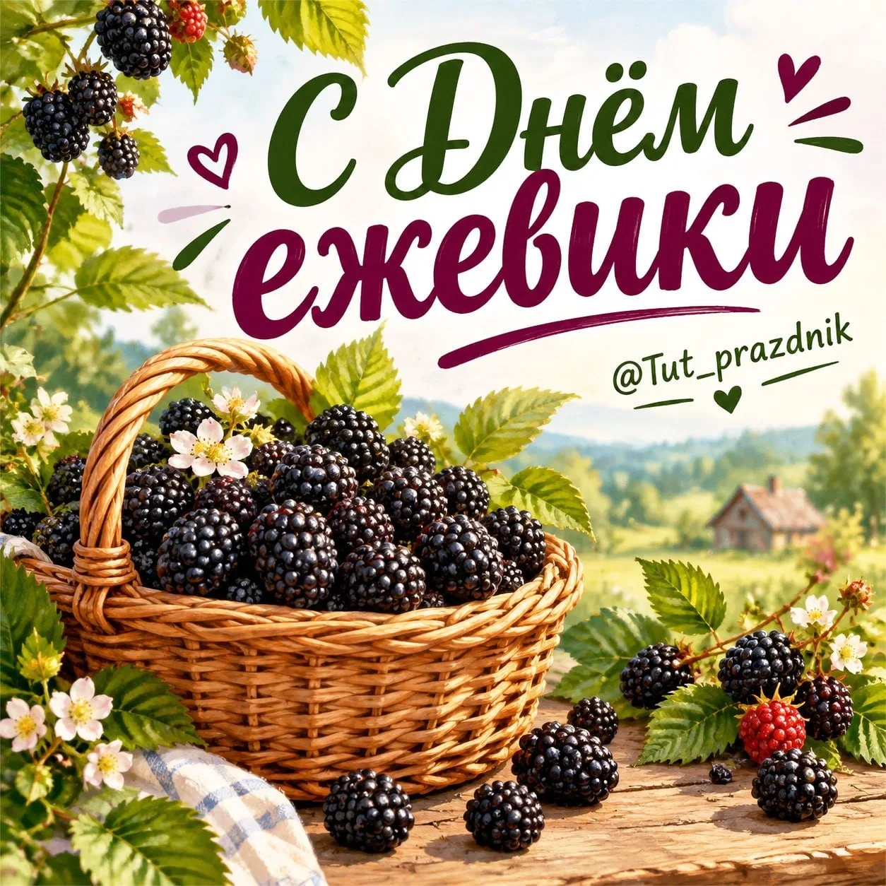 🫐❤️ 16 сентября — День ежевики ❤️🫐