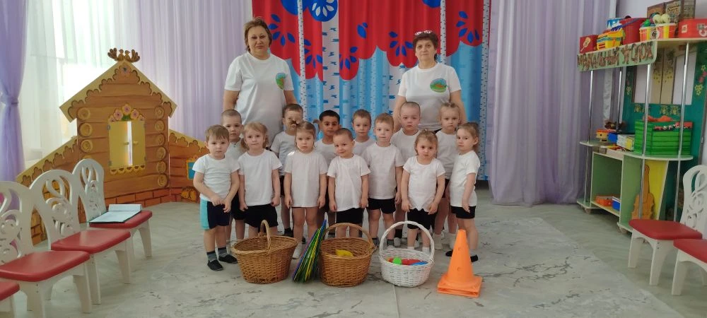 Спортивное развлечение "А ну-ка, малыши!", посвященное 23 февраля, прошло во второй мла...