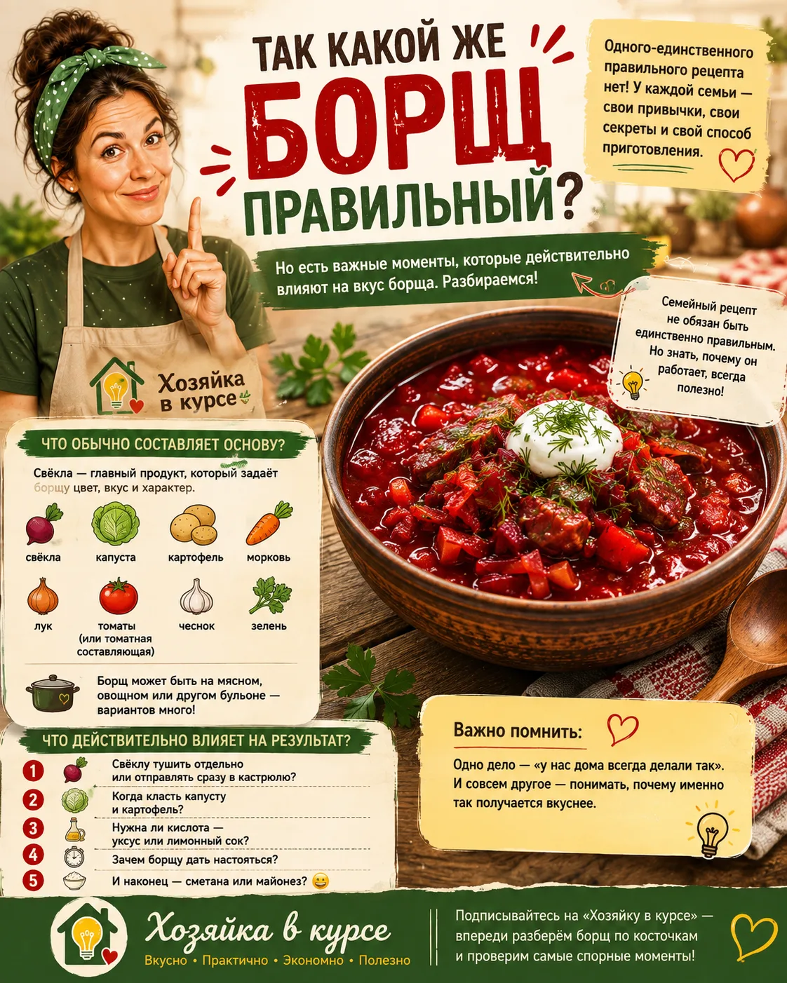 🍲 Так какой же борщ правильный?