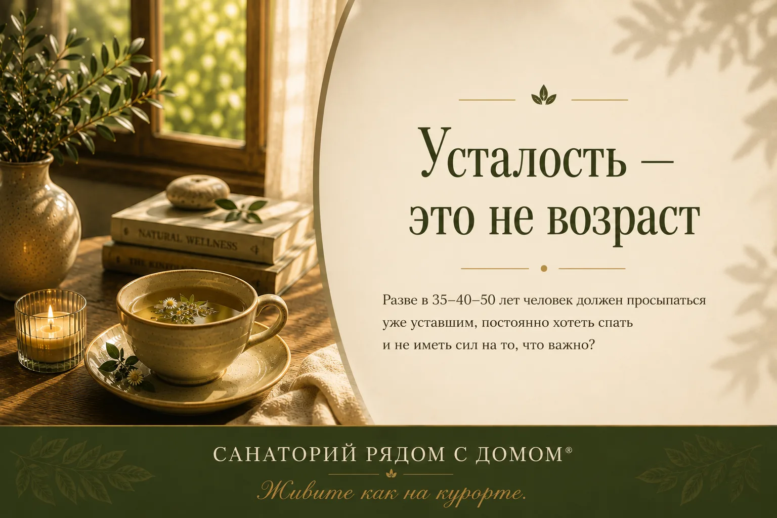 🌿 Усталость — это не возраст