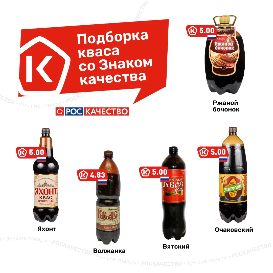 Сегодня — День русского кваса! ☀️

Собрали подборку проверенных напитков, которые уже прошли исследо