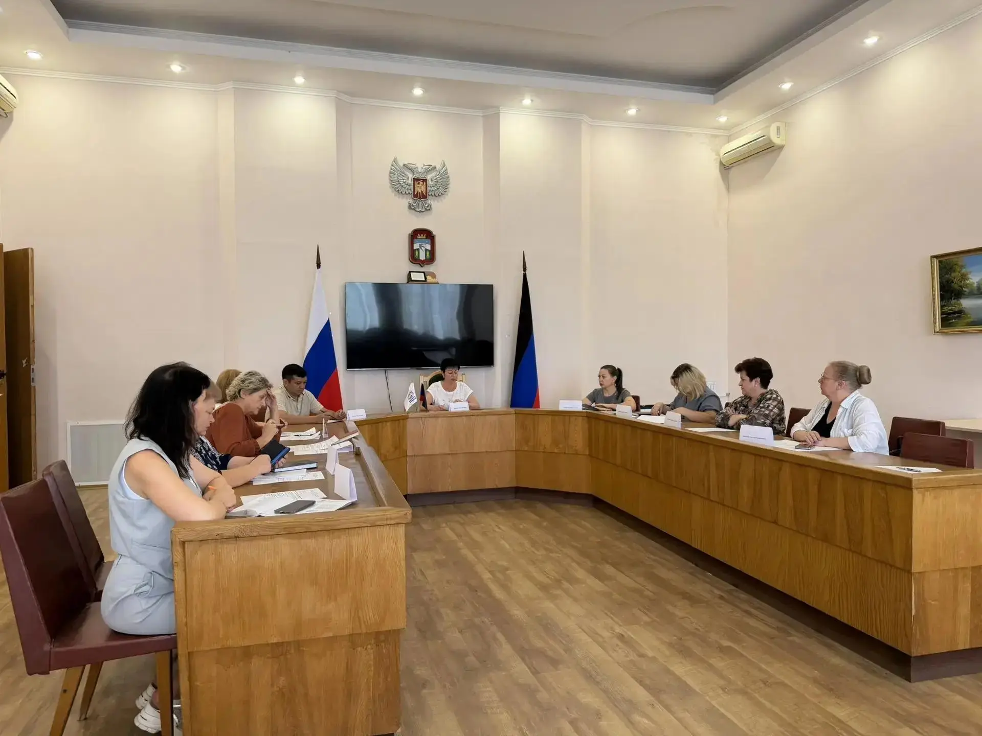 28 августа в Администрации округа прошло первое заседание штаба по вопросам социальной ...