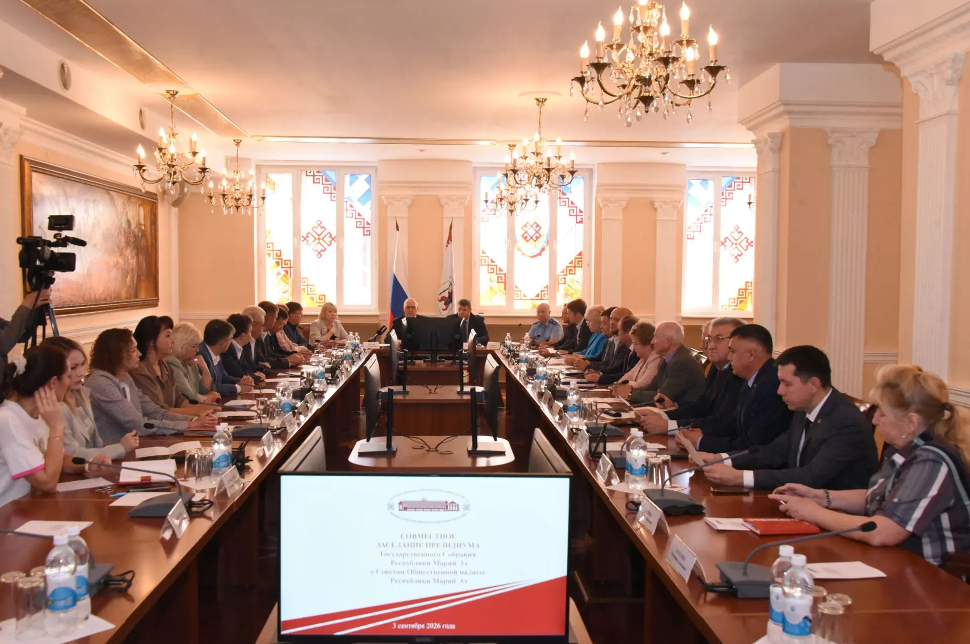 Сегодня состоялось совместное заседание Президиума Государственного Собрания Республики...