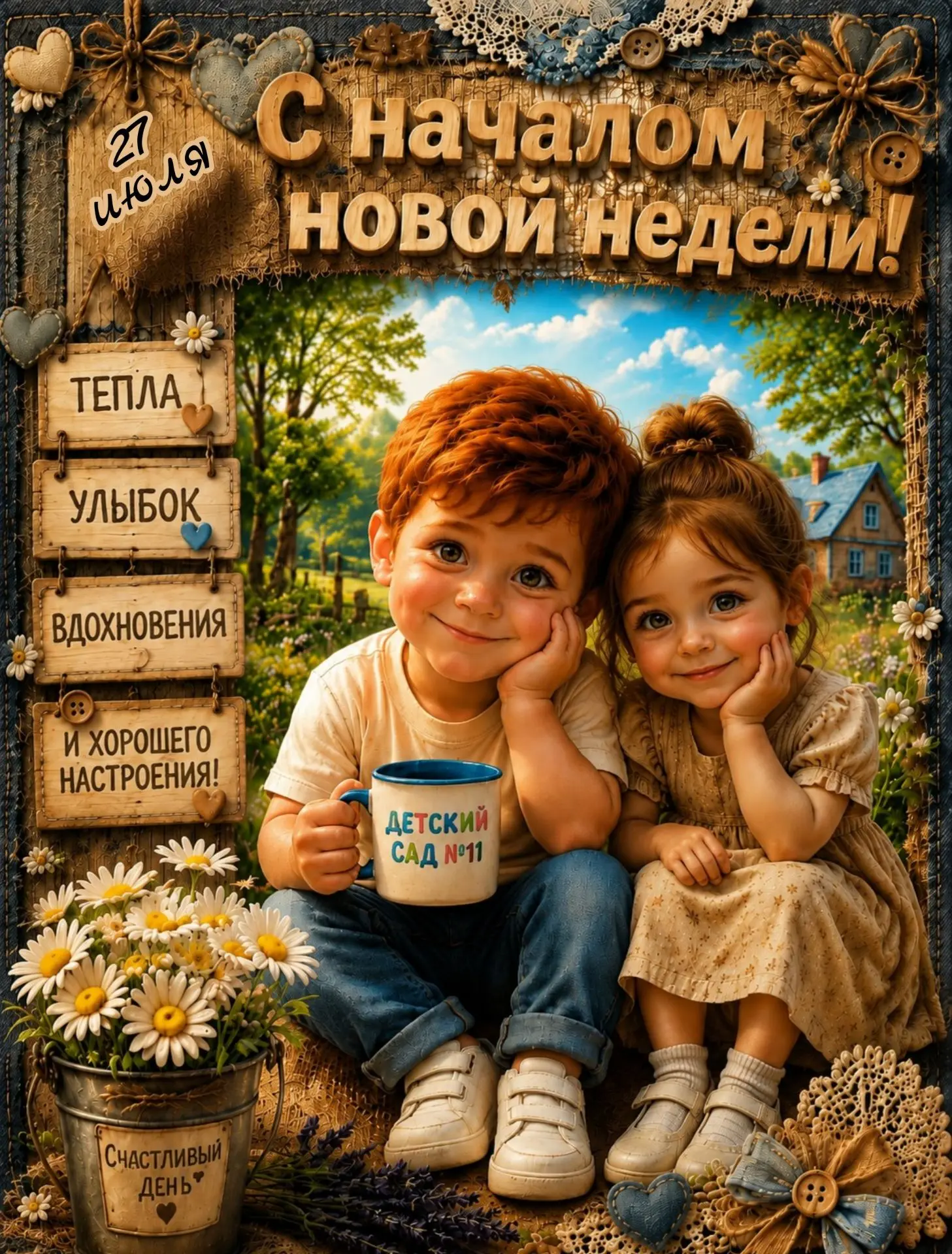 🗓 С началом новой недели! 

Пусть она принесет вам много тепла, радости и вдохновения! 

Желаем ярк