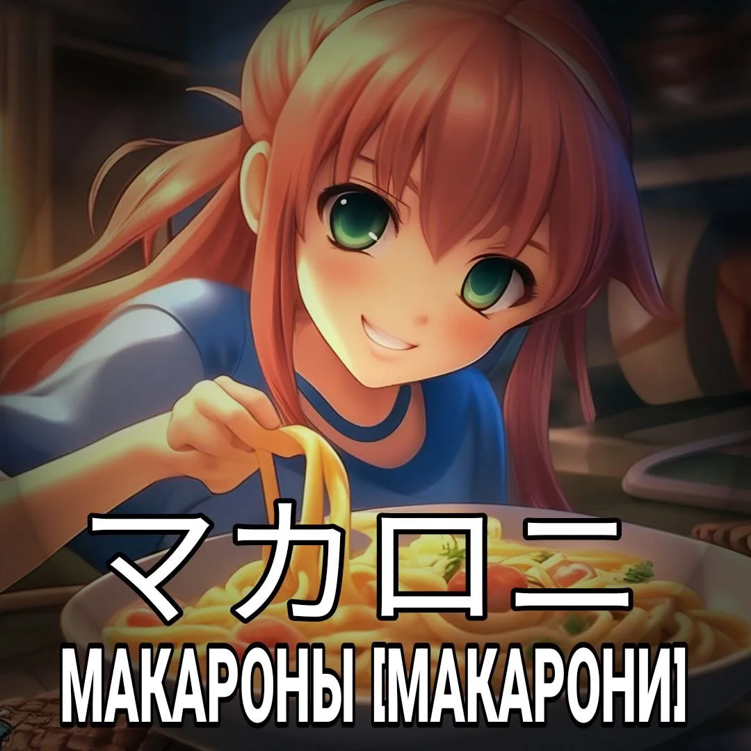 🍝 Макароны - マカロニ [Макарони, паста (др. вар.) — пищевой продукт из высушенного в виде ...