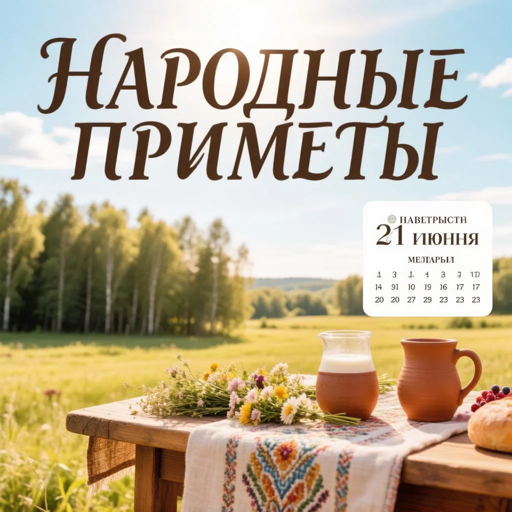 Народные приметы 21 июня
✅ Если в этот день большие росы, лето, будь хоть сухое, даст урожай хороший