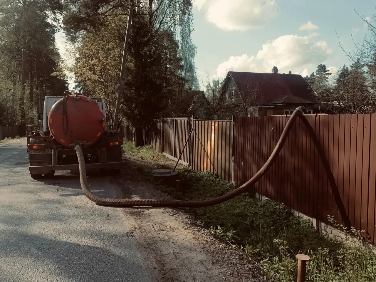 Откачка канализации в Токсово, Ленинградская область🌳