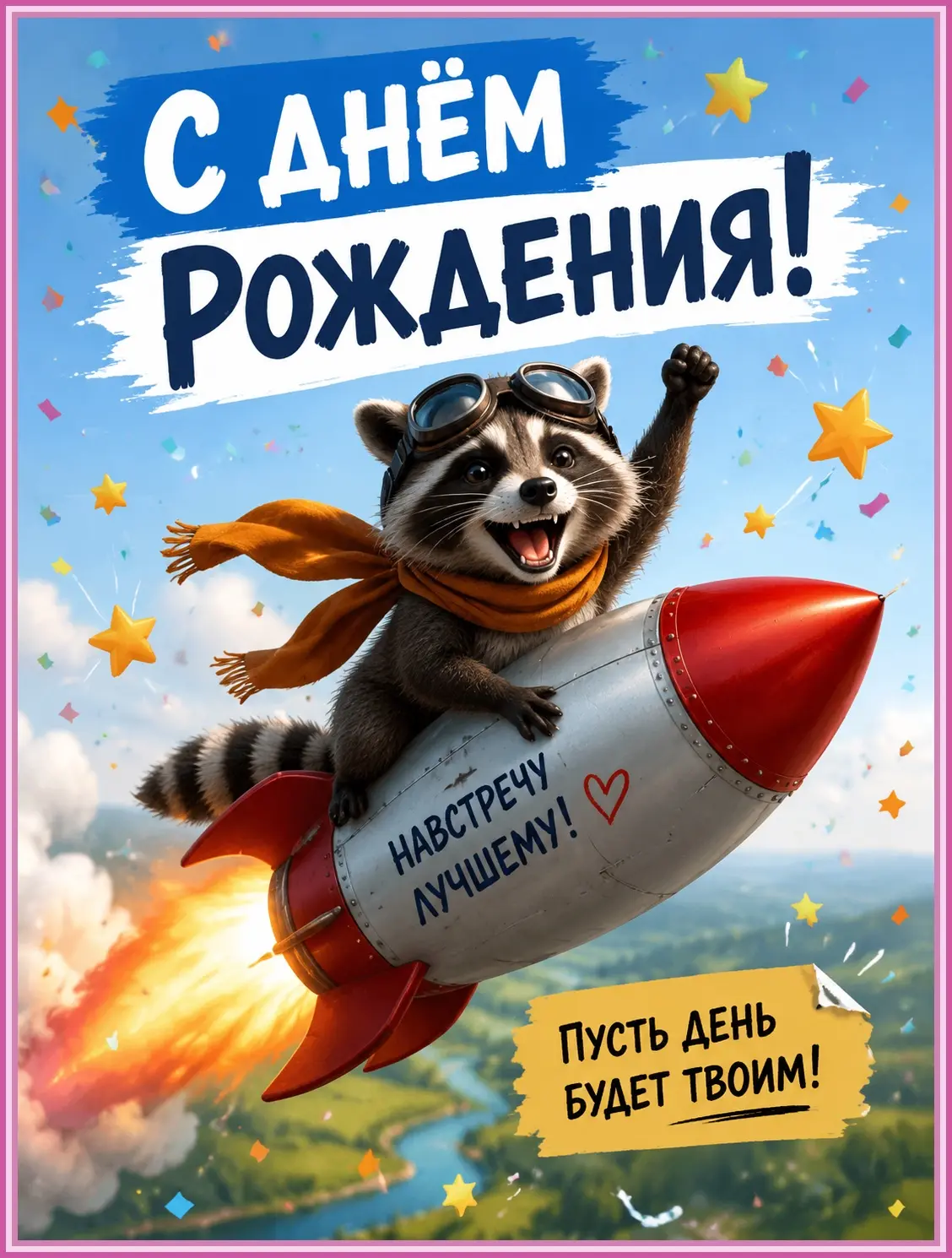 Изображение 1 к публикации «Открытки Поздравления Пожелания С Днём Рождения»